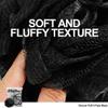 Shower Puff 4 Pack Black Bath Sponge Shower Loofahs Pouf Ball Nature Bamboo Charcoal Mesh Bulk Puffs Large, Shower Essential Skin Care by WhaleLife view 4