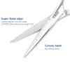 5.5" Professional Hair Scissors Barber Haircut Cutting Scissors Hairdresser 440C Hair Shears Blind Hole Convex Edge KINSARO for Hairdresser Barber or Home Use view 4