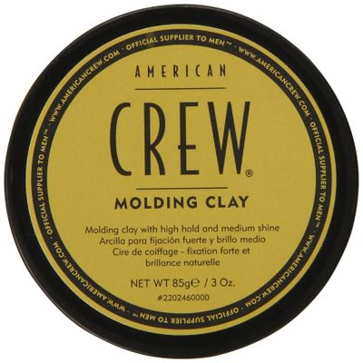 American Crew Men's Hair Molding Clay (OLD VERSION), Like Hair Gel with Strong Hold with Medium Shine, 3 Oz (Pack of 1)