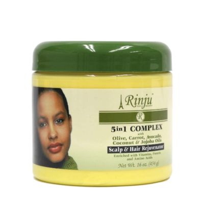Rinju 5in1 Complex Scalp & Hair Rejuvenator Cream 16 Oz (454 g)
