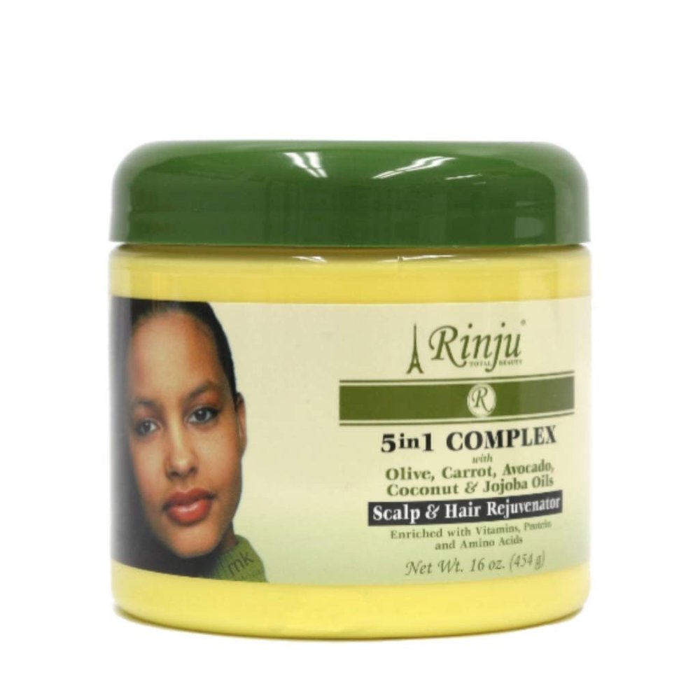 Rinju 5in1 Complex Scalp & Hair Rejuvenator Cream 16 Oz (454 g)