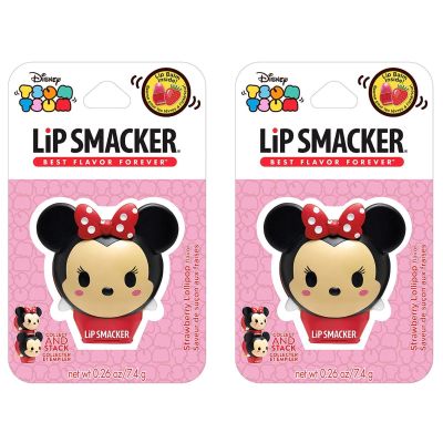 (2 Pack) Lip Smacker Balms, Limited Edition, Strawberry Lollipop Flavor Y