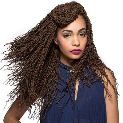 Bobbi Boss Synthetic Hair Crochet Braids African Roots Braid Collection Micro Locs 18 (4 - Pack, 1) by BOBBI BOSS