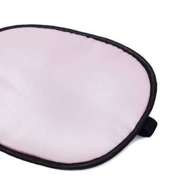 AKOAK 100% Mulberry Silk Pirate Eye Patch for Adult Women Girls to Reat Lazy Eye/Amblyopia/Strabismus - Not Light Leak,Smooth,Soft and ComfortableLarge,Pink