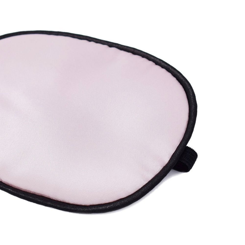 AKOAK 100% Mulberry Silk Pirate Eye Patch for Adult Women Girls to Reat Lazy Eye/Amblyopia/Strabismus - Not Light Leak,Smooth,Soft and ComfortableLarge,Pink