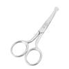 OdontoMed2011 Rounded Facial Hair Scissors for Men, Mustache, Nose, Beard, Eyebrows, Eyelashes, Ear Hair Cutting & Trimming Scissors Stainless Steel. view 1
