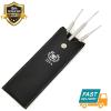 4 pcs Trimmer Cutter Remover for Manicure Stainless Steel Nail Art Cuticle Spoon Pusher Tool Pusher with Storage Case Professional Grade Clipper Pedicure (Cuticle Pusher) view 4