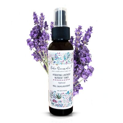 Hydrating Lavender Facial Mist Natural Face Spray Toner with Pure Lavender Hydrosol Refreshing & Calming Skincare Mist for Dry or Sensitive Skin 4 fl oz by Boho Aromatic