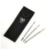 4 pcs Trimmer Cutter Remover for Manicure Stainless Steel Nail Art Cuticle Spoon Pusher Tool Pusher with Storage Case Professional Grade Clipper Pedicure (Arrow Pusher) view 2