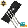 4 pcs Trimmer Cutter Remover for Manicure Stainless Steel Nail Art Cuticle Spoon Pusher Tool Pusher with Storage Case Professional Grade Clipper Pedicure (Two Sided Spoon) view 3
