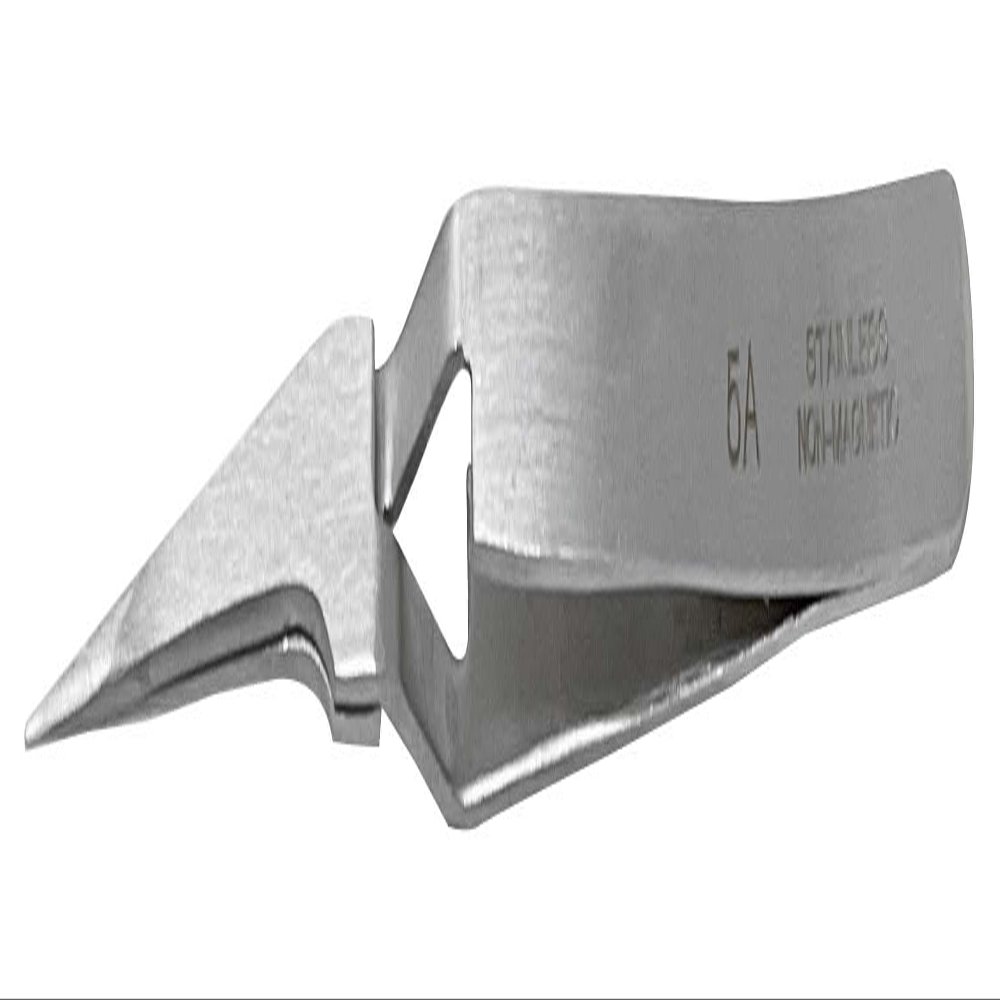 120 mm Stainless Steel Anti-Magnetic Straight Pointed Cross-Locking Jewelry Making Repair Tweezers