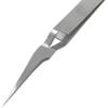 120 mm Stainless Steel Anti-Magnetic Straight Pointed Cross-Locking Jewelry Making Repair Tweezers view 2