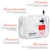 Cableinthebay TSA Approved Clear Travel Toiletry Bag-Quart Sized with Zipper-Airport Airline Compliant Bag/Bottles-Men's/Women's 3-1-1 Kit+Travel (1 PACK) view 2