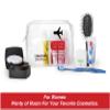 Cableinthebay TSA Approved Clear Travel Toiletry Bag-Quart Sized with Zipper-Airport Airline Compliant Bag/Bottles-Men's/Women's 3-1-1 Kit+Travel (1 PACK) view 4