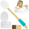 Vive Lotion Applicator for Back, Feet (17.5") - Self Washer Beauty Shower Sponge, Long Handle Cream Wand for Elderly, Women - Apply Medicine, Skin Cream, Body Wash, Sunscreen view 1