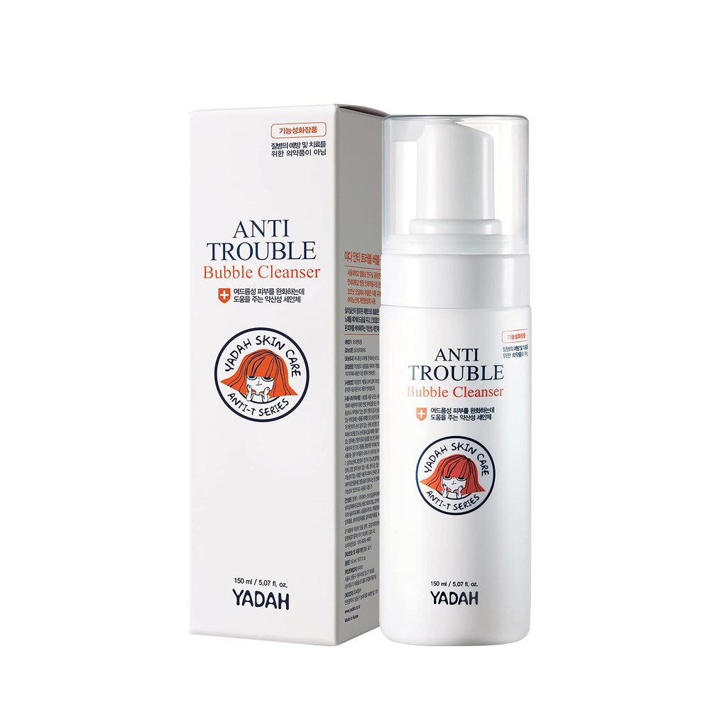 YADAH Anti Trouble Bubble Cleanser 5.07 fl oz, pH 5.5