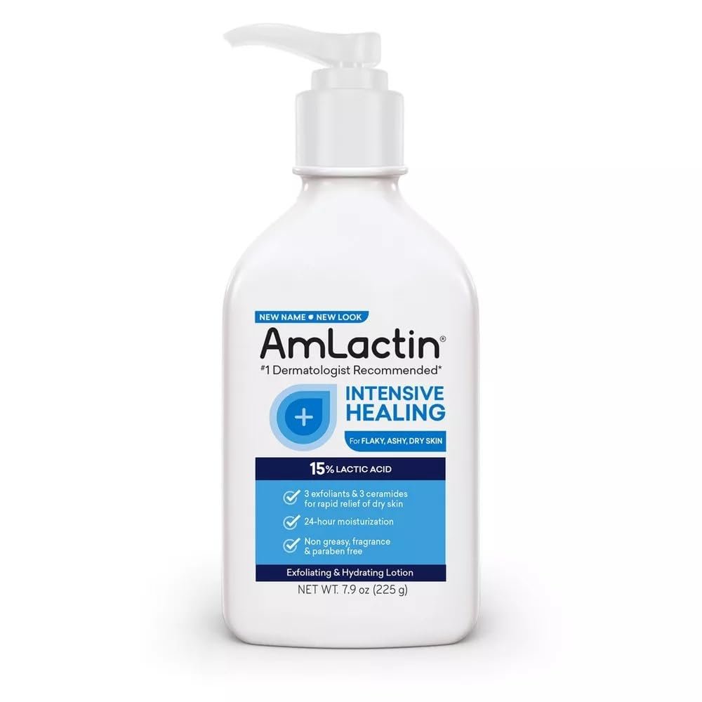 Amlactin Rapid Relief Restoring Lotion + Ceramides - 7.9 oz, Pack of 3