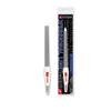 Solingen Germany 2-in-1 Nail File & Cuticle Trimmer | Stainless Steel Sapphire Fingernail & Toenail File for Manicure & Pedicure | Durable Professional Tool view 1