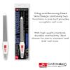 Solingen Germany 2-in-1 Nail File & Cuticle Trimmer | Stainless Steel Sapphire Fingernail & Toenail File for Manicure & Pedicure | Durable Professional Tool view 2
