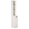 BarberPub Locking Wall Mount Hair Styling Barber Station with Drawer Storage Beauty Salon Spa Equipment 3036-1 (White) view 1