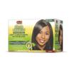 African Pride Olive Miracle Deep Conditioning No-Lye Relaxer Super - Contains Aloe Vera, Castor Oil & Biotin to Condition, Moisturize & Protect Hair, 1 Kit view 1