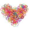 1000pcs Multi Color Elastic Hair Rubber Bands Hair Tie for Girls,Kids view 1