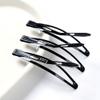 10pcs Classic Simple Solid Color Metal Snap Hair Clip No-slip Barrettes (Black) view 4