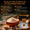 Aromasong Raw Dead Sea Bath Salt - Minimally Cleaned, Contains More Dead Sea Minerals Including Dead Sea Mud - 100% Pure & Natural Dead Sea Salts for Soaking 19 LB - Bulk Resealable Pack view 3