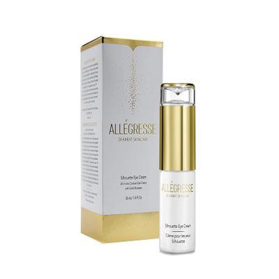 ALLGRESSE 24 KARAT SKINCARE Anti Aging, Anti Wrinkle Gold Eye Cream, Moisturizing and Quick Absorbing Formula with Natural Oils, Antioxidants, Vitamin E, and Beautifeye - 1 Oz