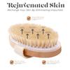 Dry Skin Body Brush - Improves Skin's Health and Beauty - Natural Bristle - Remove Dead Skin and Toxins, Cellulite Treatment, Improves Lymphatic Functions, Exfoliates, Stimulates Blood Circulation view 4
