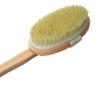 Dry Skin Body Brush 16"- Natural Bristle - For Dry Brushing - Detachable Handle -Removes Dead Skin & Toxins, Helps Cellulite, Lymphatic Functions, Blood Circulation & Exfoliation-Pouch & Hook Included view 4
