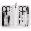 3 Swords Germany - brand quality 8 piece manicure pedicure grooming kit set for professional finger & toe nail care scissors file clipper fashion leather case in gift box, Made by 3 Swords (01634) view 1