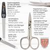 3 Swords Germany - brand quality 10 piece manicure pedicure grooming kit set for professional finger & toe nail care tweezers file clipper fashion leather case in gift box, Made by 3 Swords (01610) view 2