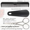 3 Swords Germany - brand quality 10 piece manicure pedicure grooming kit set for professional finger & toe nail care tweezers file clipper fashion leather case in gift box, Made by 3 Swords (01610) view 4