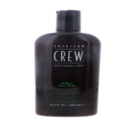 American Crew 3-in-1 Tea Tree Shampoo, Conditioner, and Body Wash 15.2 Ounces by AMERICAN CREW