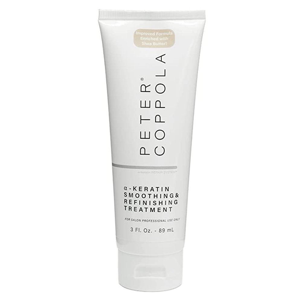 PETER COPPOLA a-Keratin Smoothing And Refinishing Treatment - Semi-Permanent Keratin Hair Treatment Smoothes, Nourishes, And Repairs the Hair - Formaldehyde-Free, Aldehyde-Free (3 Ounce)