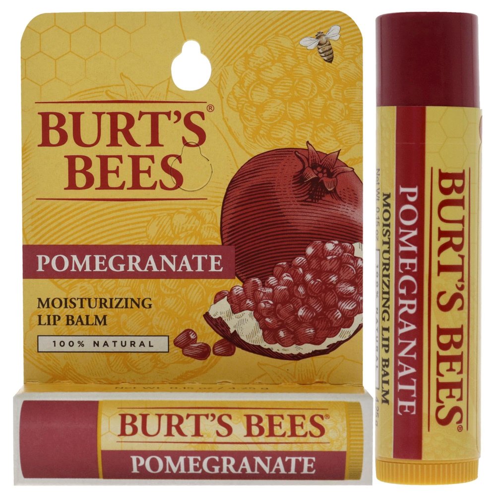 Burt's Bees Lip Balm, Pomegranate Oil, 0.15 oz