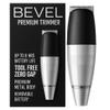 Bevel Beard Trimmer for Men - Cordless Trimmer, 6 Hour Rechargeable Battery Life, Tool Free Adjustable Zero Gapped Blade, Barber Supplies, Mustache Trimmer, Silver view 1
