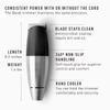 Bevel Beard Trimmer for Men - Cordless Trimmer, 6 Hour Rechargeable Battery Life, Tool Free Adjustable Zero Gapped Blade, Barber Supplies, Mustache Trimmer, Silver view 4
