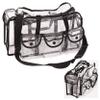 Clear PVC Tote Bag with 6 Exterior Pockets, Tissue Holder & Zippered Interior  Stadium Approved Organizer for MUAs & On-the-Go Pros view 1