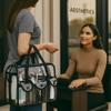 Clear PVC Tote Bag with 6 Exterior Pockets, Tissue Holder & Zippered Interior  Stadium Approved Organizer for MUAs & On-the-Go Pros view 2