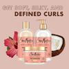 SheaMoisture Coconut & Hibiscus Curl & Shine Shampoo & Conditioner + Curl Enhancing Smoothie for Bouncy Curls, Frizz Control, Gifts for Women view 4