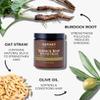 Qhemet Biologics Burdock Root Butter Cream - Leave-In Moisturizer for Low Porosity Hair - Helps Soften and Smooth Dry, Brittle Edges - Conditioning Botanicals to Nourish Scalp (8.5 oz) view 3