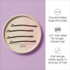 Diane Fromm 3'' Curved Jumbo Bob Pins Black, DHC018, 40 Count (Pack of 1) view 2