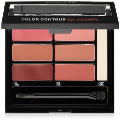 Maybelline New York Lip Studio Color Contour Lip Palette, Blushed Bombshell, 0.17 oz.