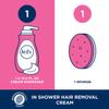 Veet Sensitive Formula with Aloe Vera In Shower 13.5 Fl Oz. Hair Removal Cream for Legs & Body view 3