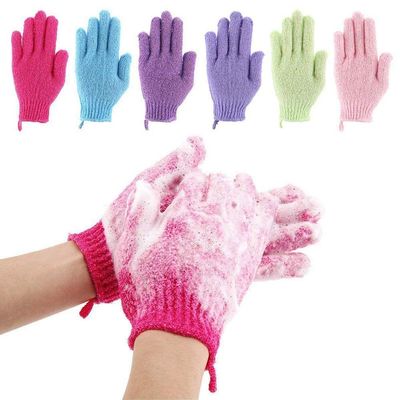 12 Pcs Exfoliating Shower Bath Gloves for Shower,Spa,Massage and Body Scrubs,Dead Skin Cell Remover Solft and Suitable for Men,Women and Children