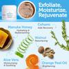 Manuka Honey Exfoliating Face Scrub  Gentle Microdermabrasion Face Exfoliator to Help Smooth, Soften & Balance with Moisturizing Organic Superfoods 4oz view 2