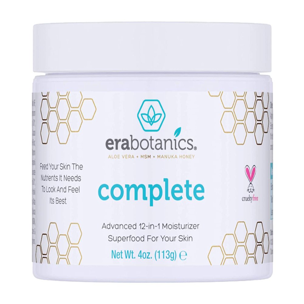 Era Organics Manuka Honey Face Cream - Advanced 12-in-1 Nourishing and Rejuvenating Daily Face Moisturizer for Women and Men - Face Moisturizer for Sensitive Skin - Body Moisturizer for Dry Skin 4 oz