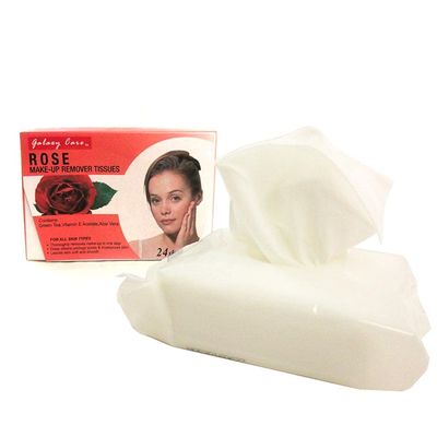 24 X Make Up Remover Cleansing Facial Towelettes Wipes Face Tissues Aloe Vera